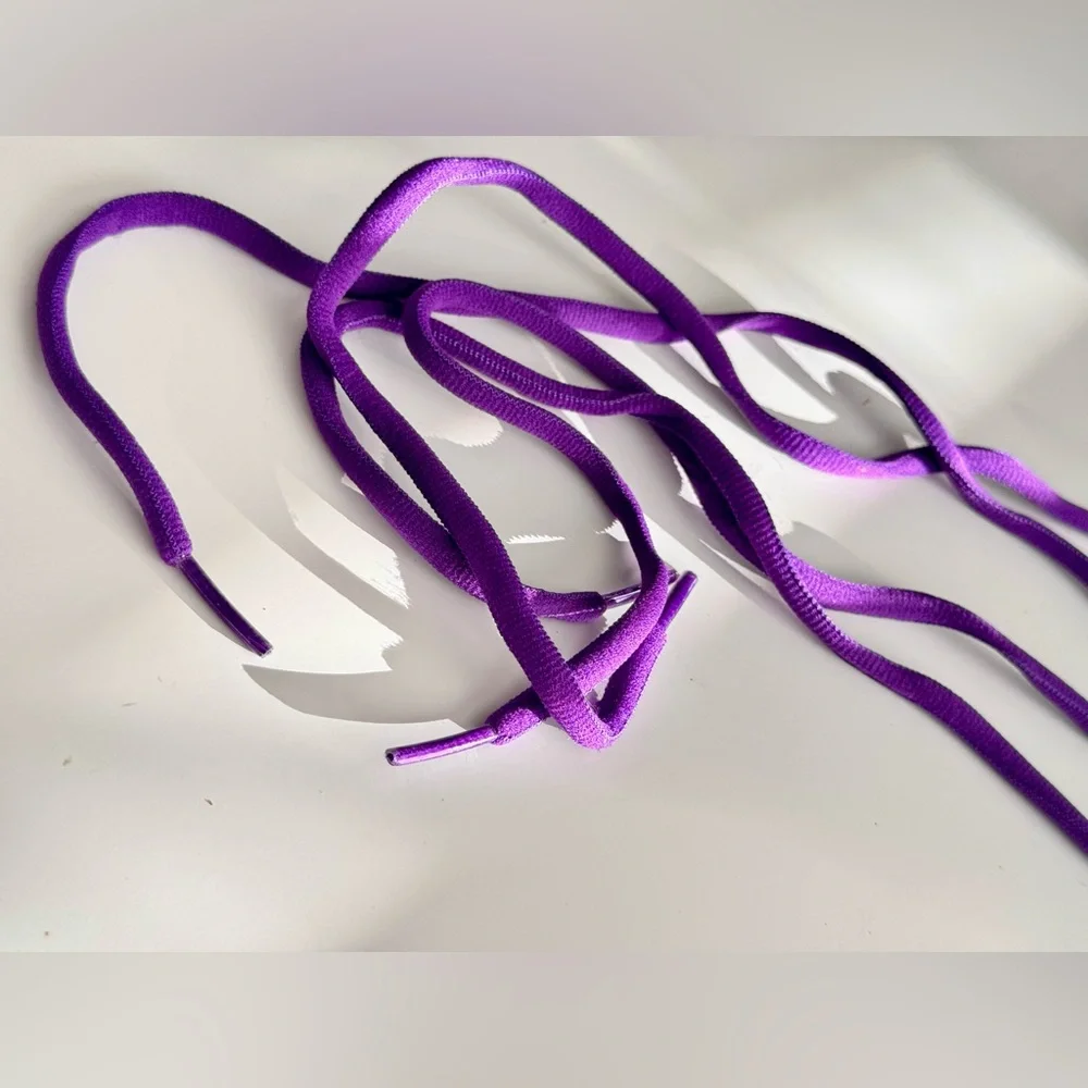 Purple Oval-Style Athletic Sneaker Shoelaces 44” NEW